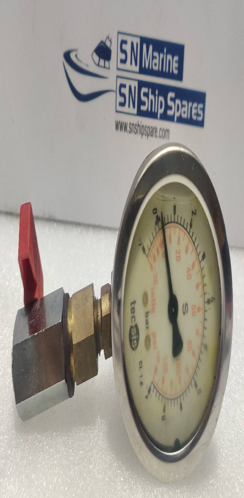 Tec sis Pressure Gauge 9 Bar 130 PSI