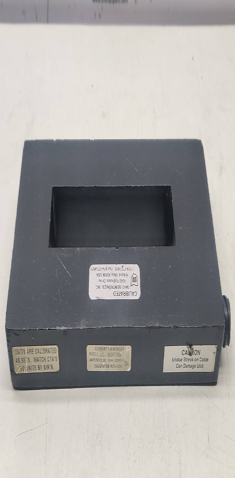 Ohio CTL-202HT/200V Current Transducer 2000Amperes