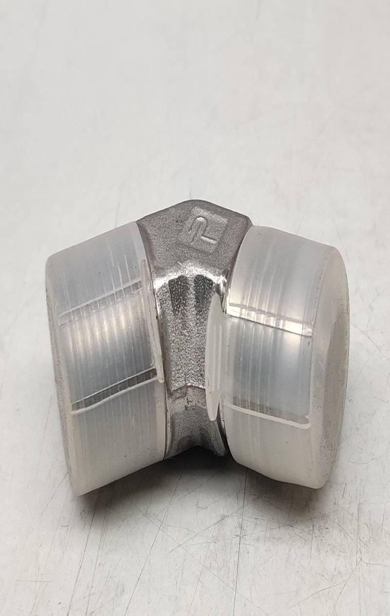 Parker 12VTXSS Elbow 45 DEG Adapter ¾” Tube Size 1-1/16”-12