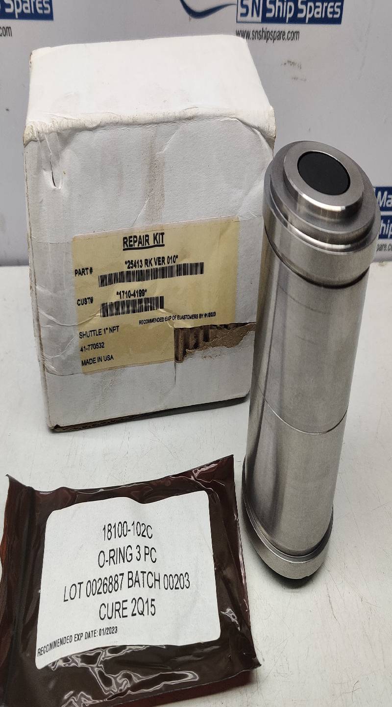 Proserv 25413 RK VER 010 Shuttle 1” NPT Repair Kit 1710-4199