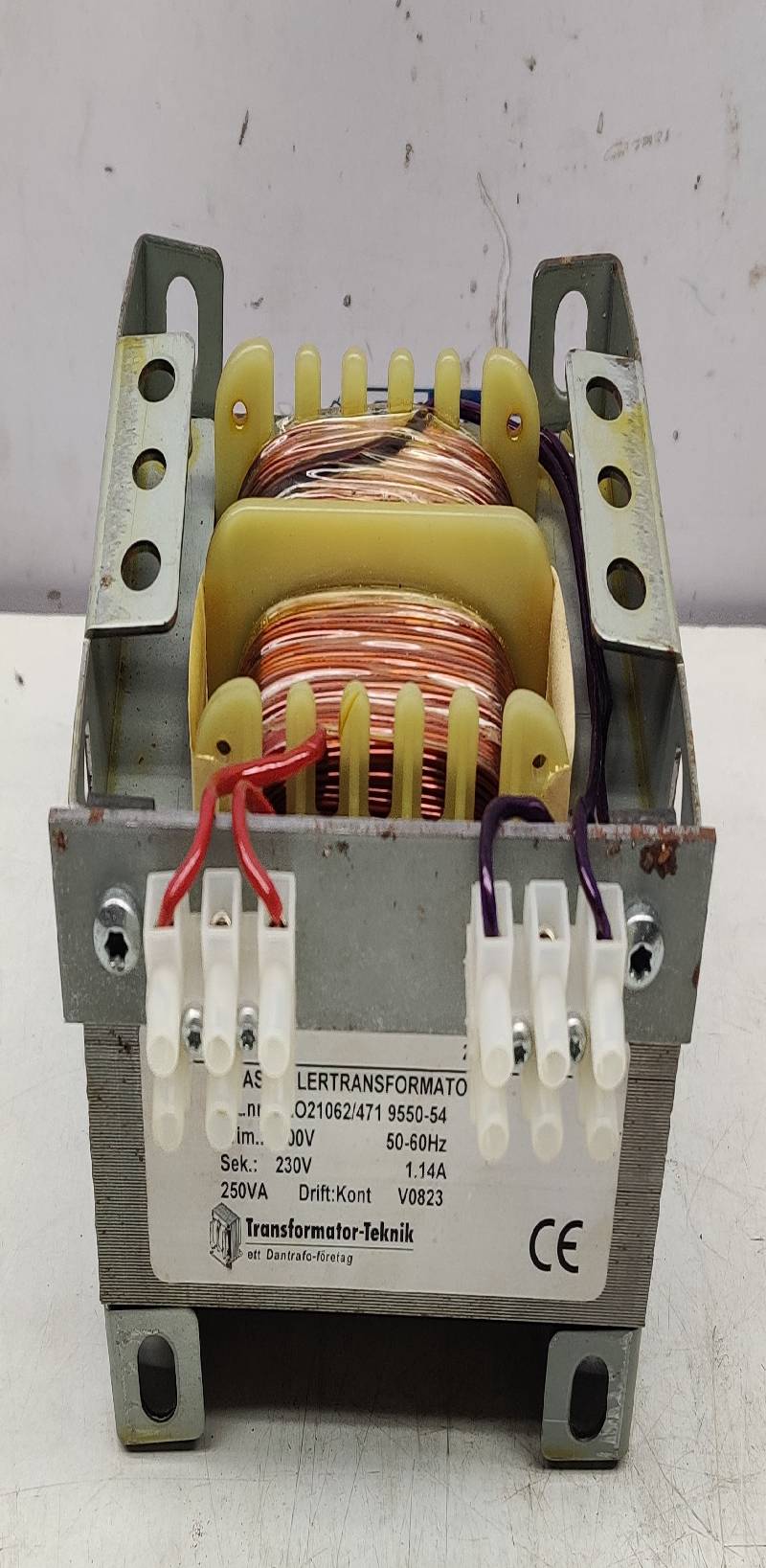 Transformator Teknik ENO21062/470 9550-54 1-Phase Isolation Transformer Pri 200V