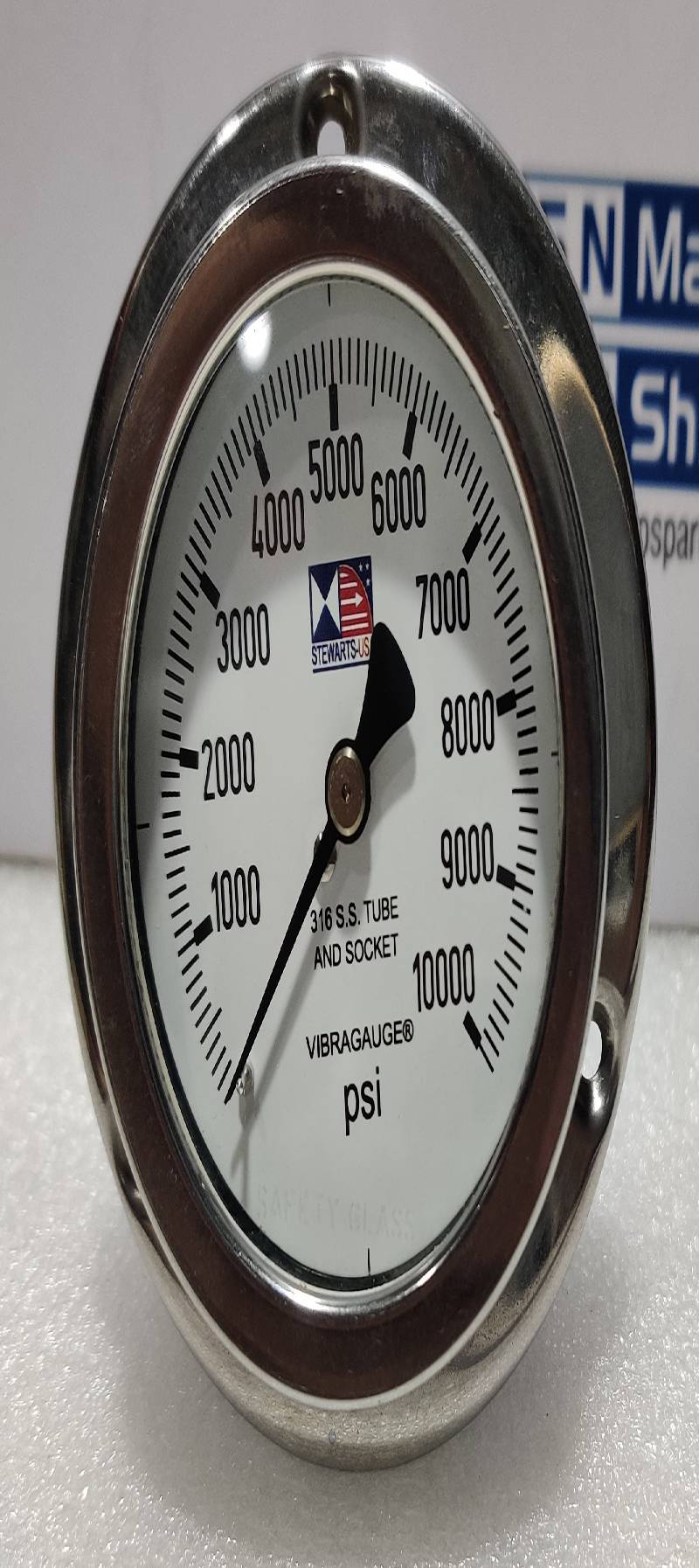 Stewart-USA 0-10000 PSI Pressure Gauge 15921581/12