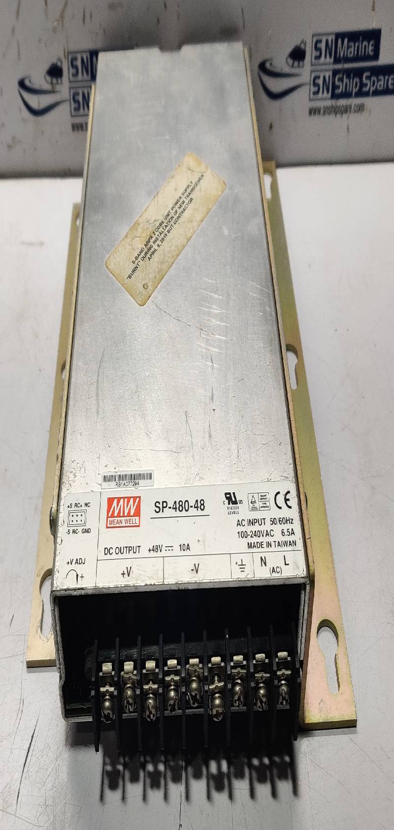 Mean Well SP-480-48 Enclosed Switching AC To DC Power Supply AC Input:100-240VAC