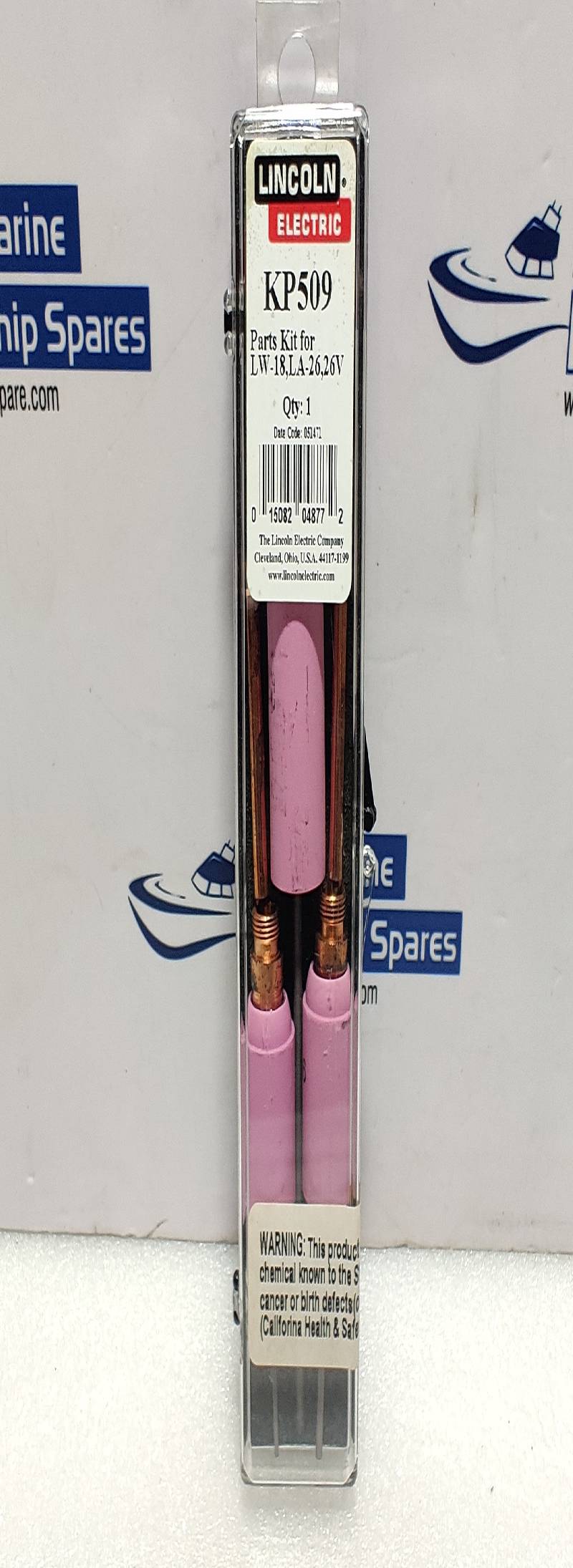 Lincoln Electric KP509 Pro-Torch TIG Parts Kit For LW-18, LA-26, 26V