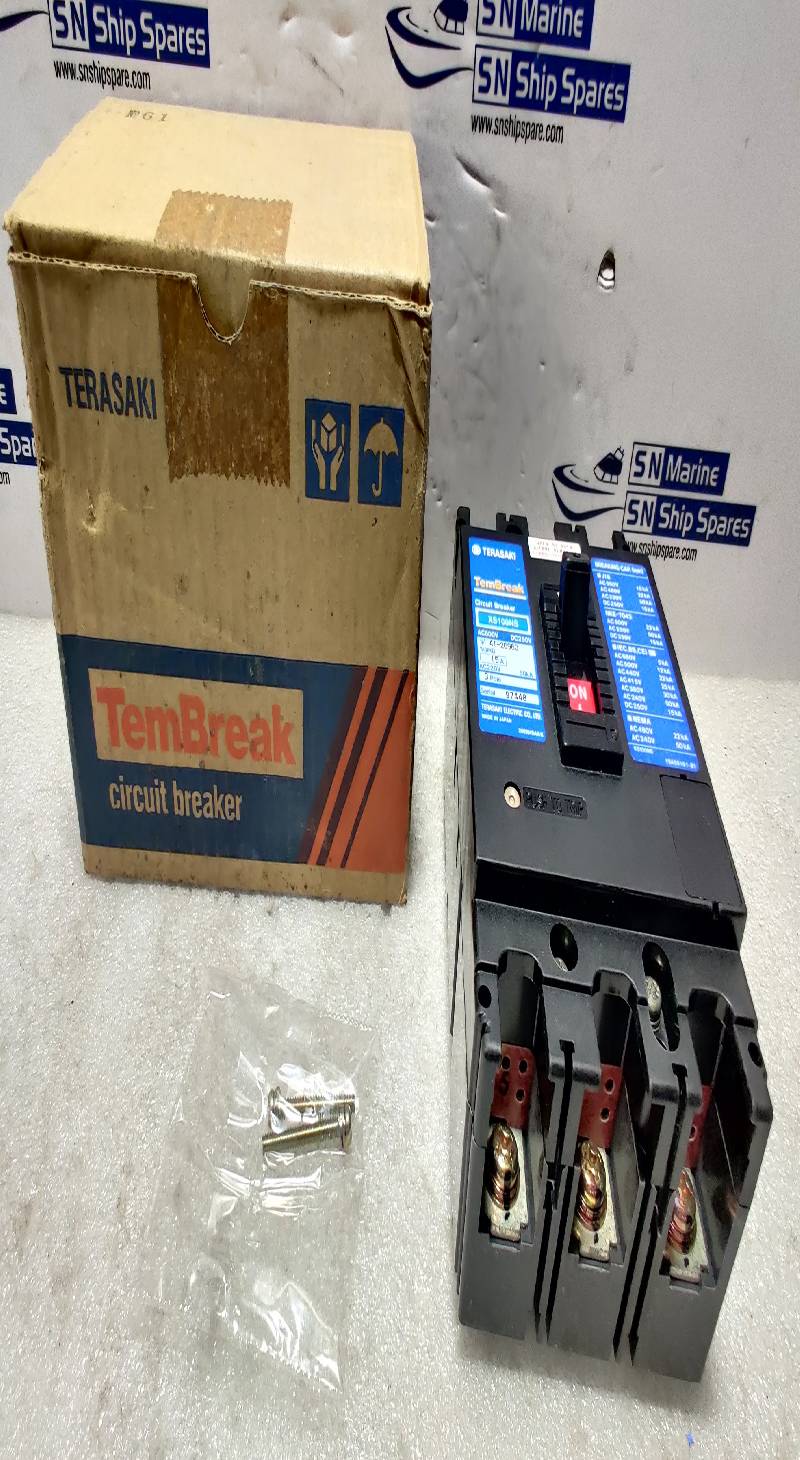 Terasaki Electric XS100NS TemBreak Circuit Breaker 15A 3Pole AC220V 50kA