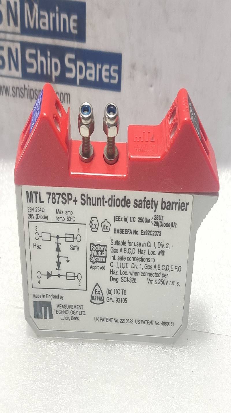 Measurement Technology 787SP+Shunt-Diode Safety Barrier 28V 234Ω 28V (Diode) MTL