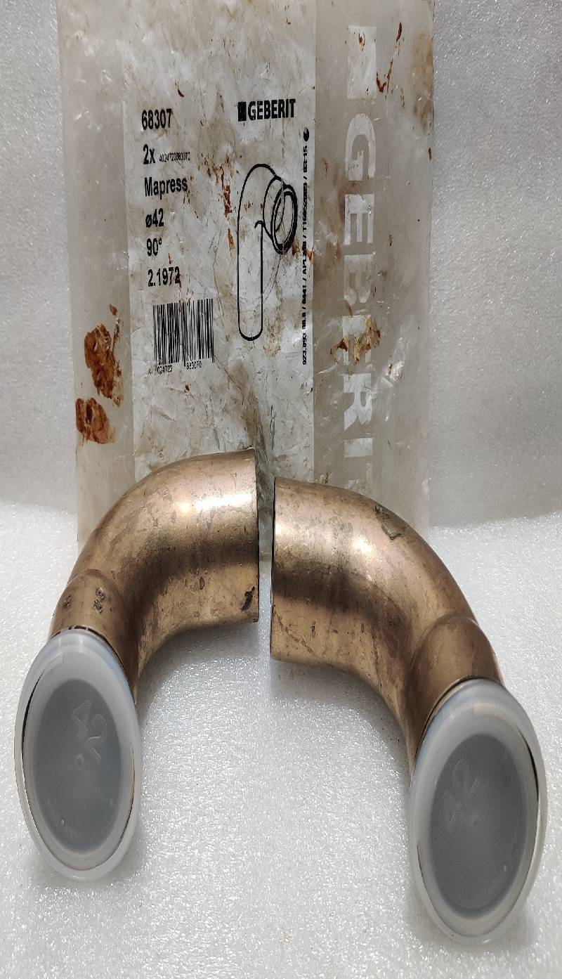 Geberit 68307 Mapress 90 Degree 2PCs In Lot