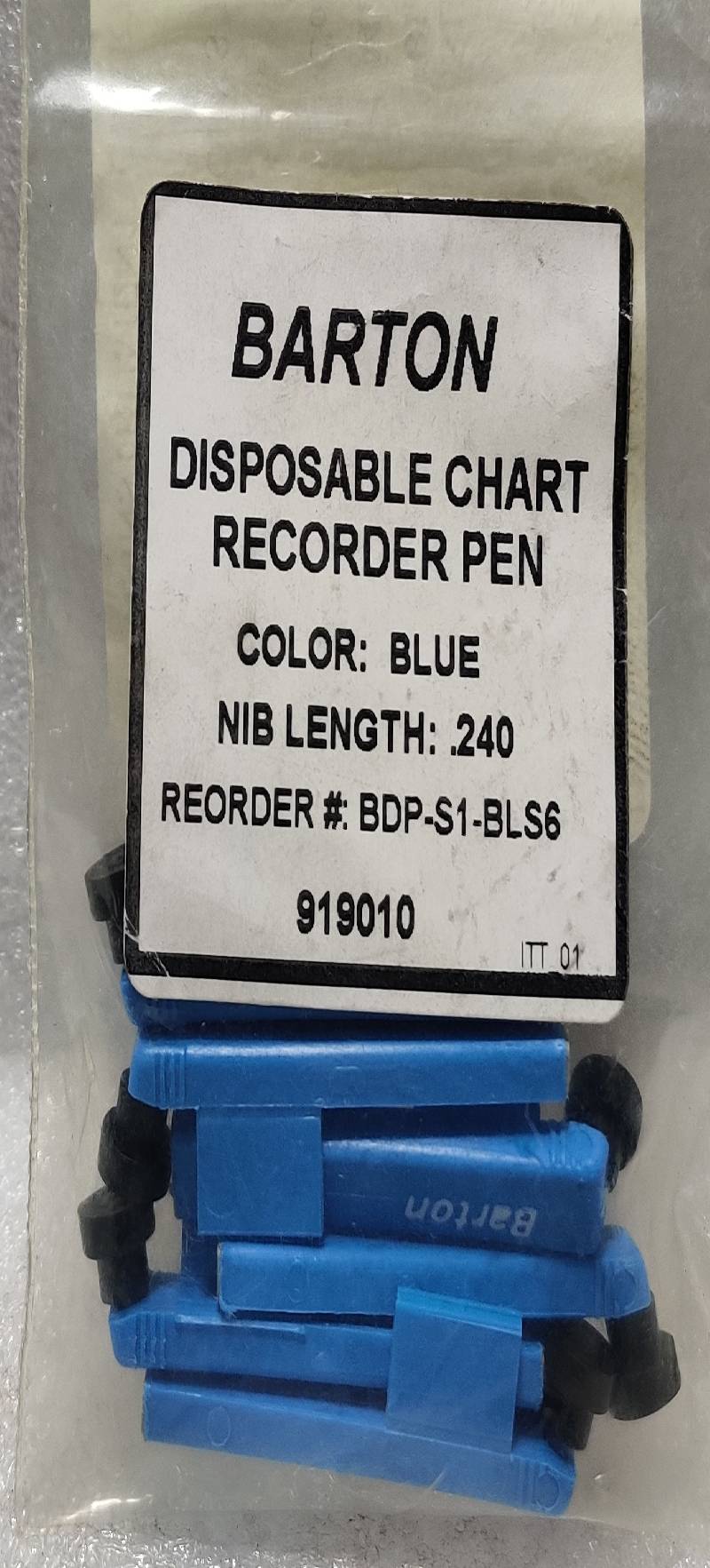 Barton Disposable Chart Recorder Pen