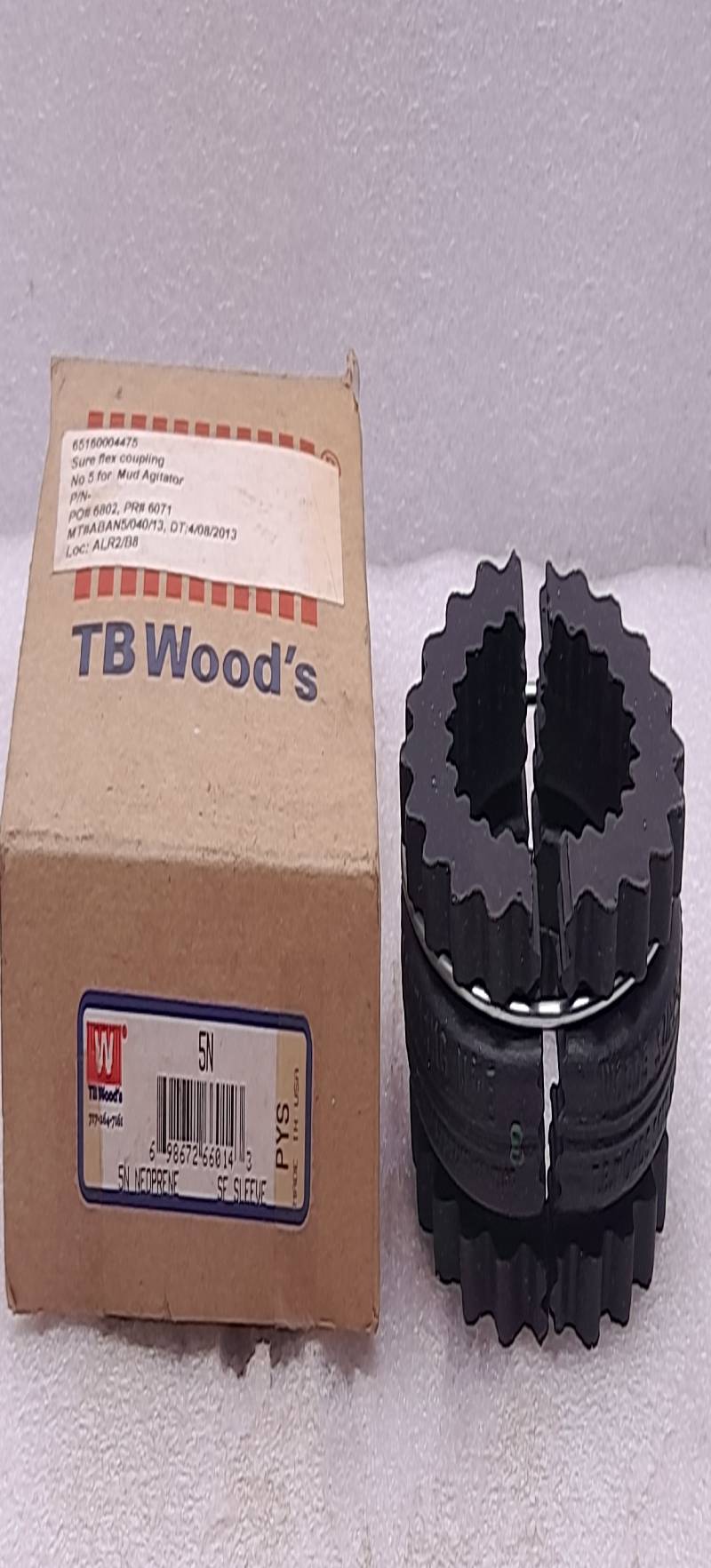 TB Wood 717-264-7161 Sure-Flex Coupling 5N