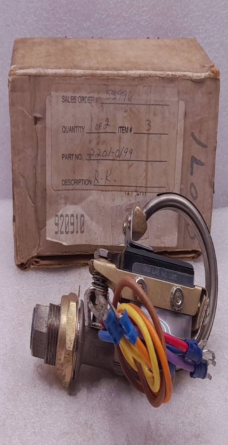 Barksdale B2S-A48SS Pressure Switch 240-4800Psi 1.6Bar