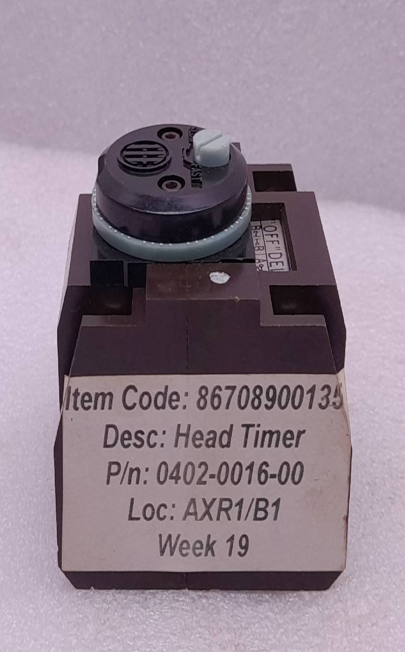 Gould J20T3 Pneumatic Timing Unit 180SEC TIME DELAY MAZ 600VAC Max Class J20