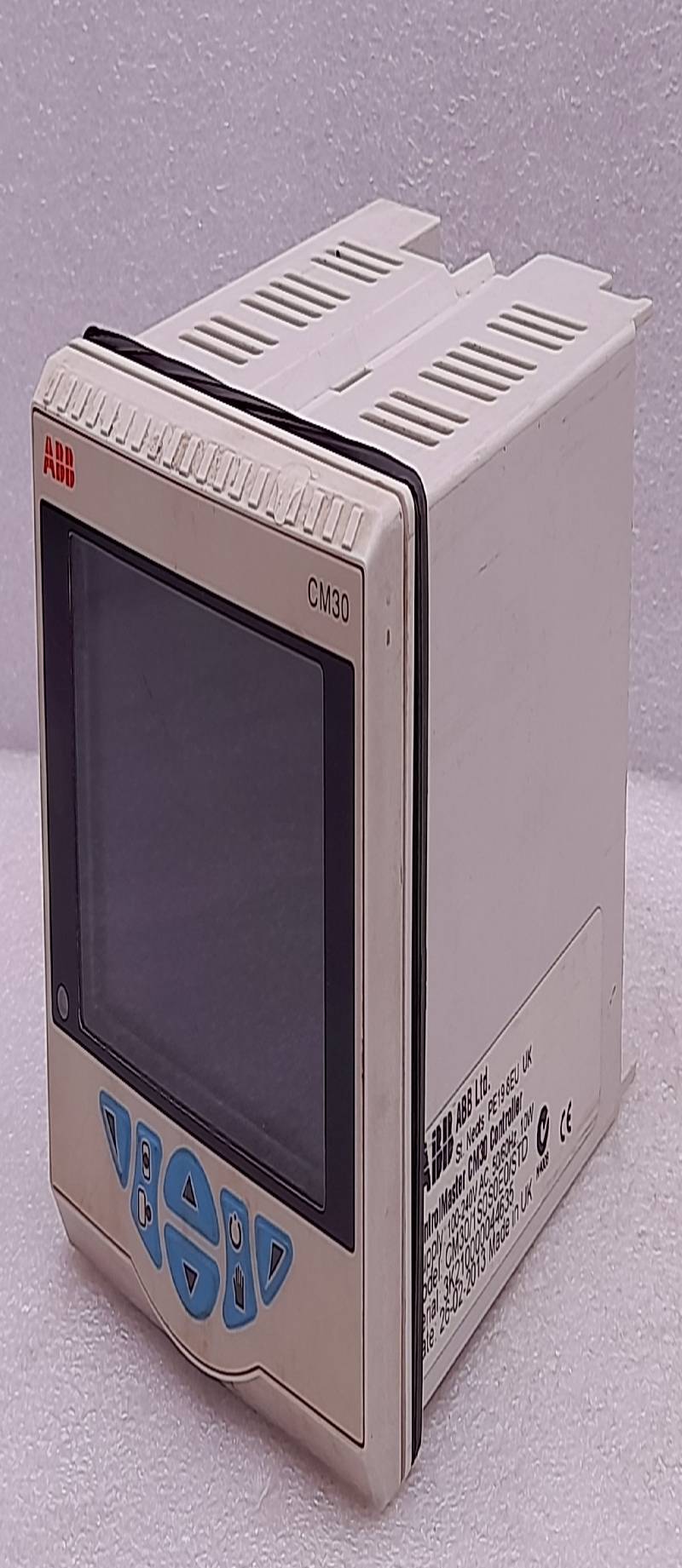 Abb CM30 Controller  Model CM30/1S0S0E0/STD  Supply 100-240Vac 50/60Hz 10W