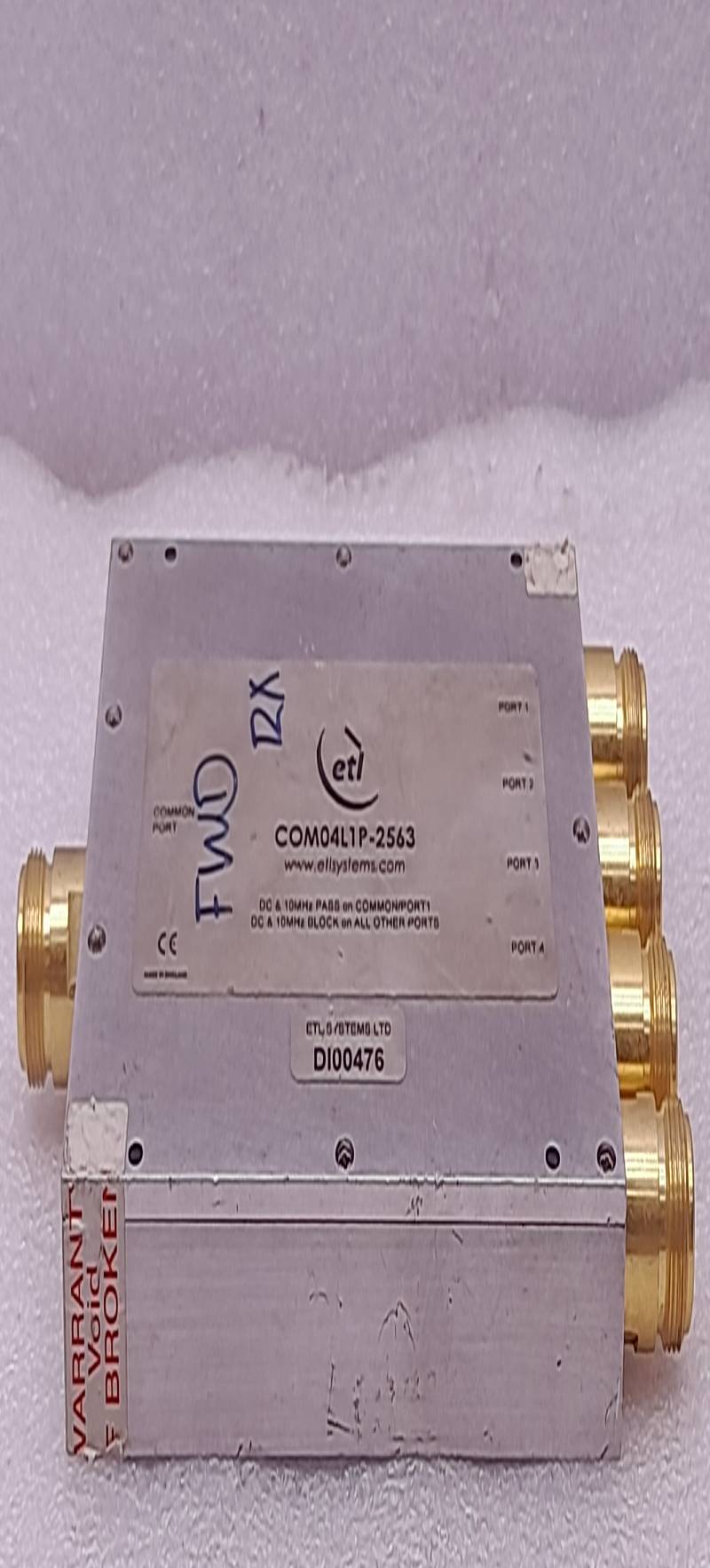 Eti COM04L1P-2563  Dc&10Mhz  