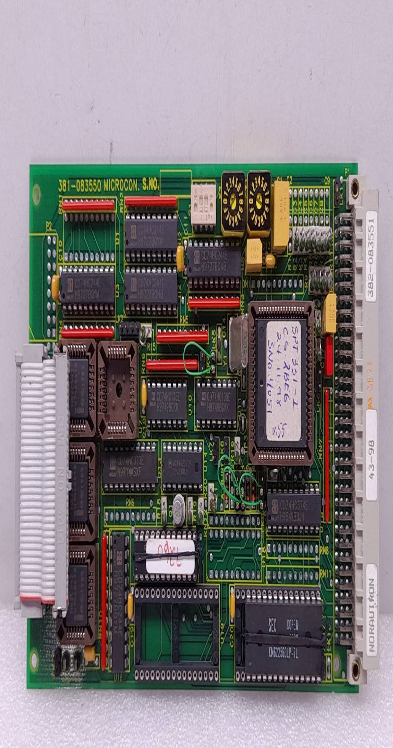 SIMRAD Norway Rev. D 381-083550 MICROCON PCB BOARD 382-083551