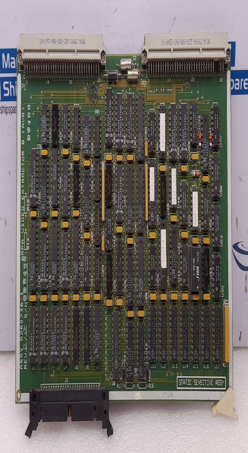 Raytheon G260736-1 ARPA Video Extractor Board (AVB) Rev D/G G260735 Rev C