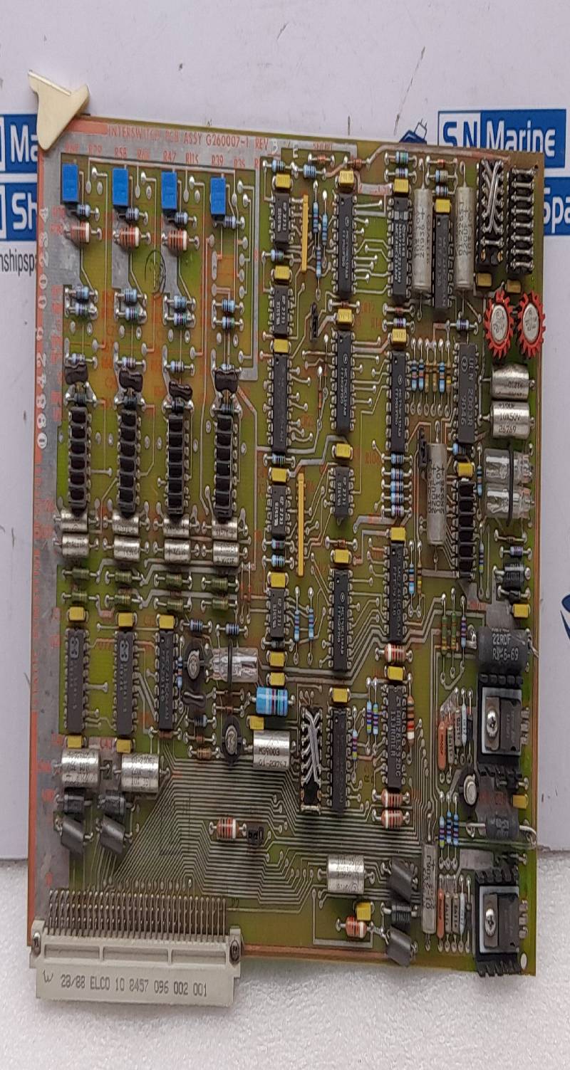 RAYTHEON G260006-1 INTERSWITCH PCB ASSEMBLY REV C G260007-1 REV B