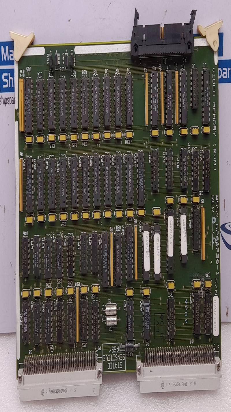 Raytheon G260725-1 Video Memory (RVM) Circuit Board Rev A Assy G260726-1 Rev B/C