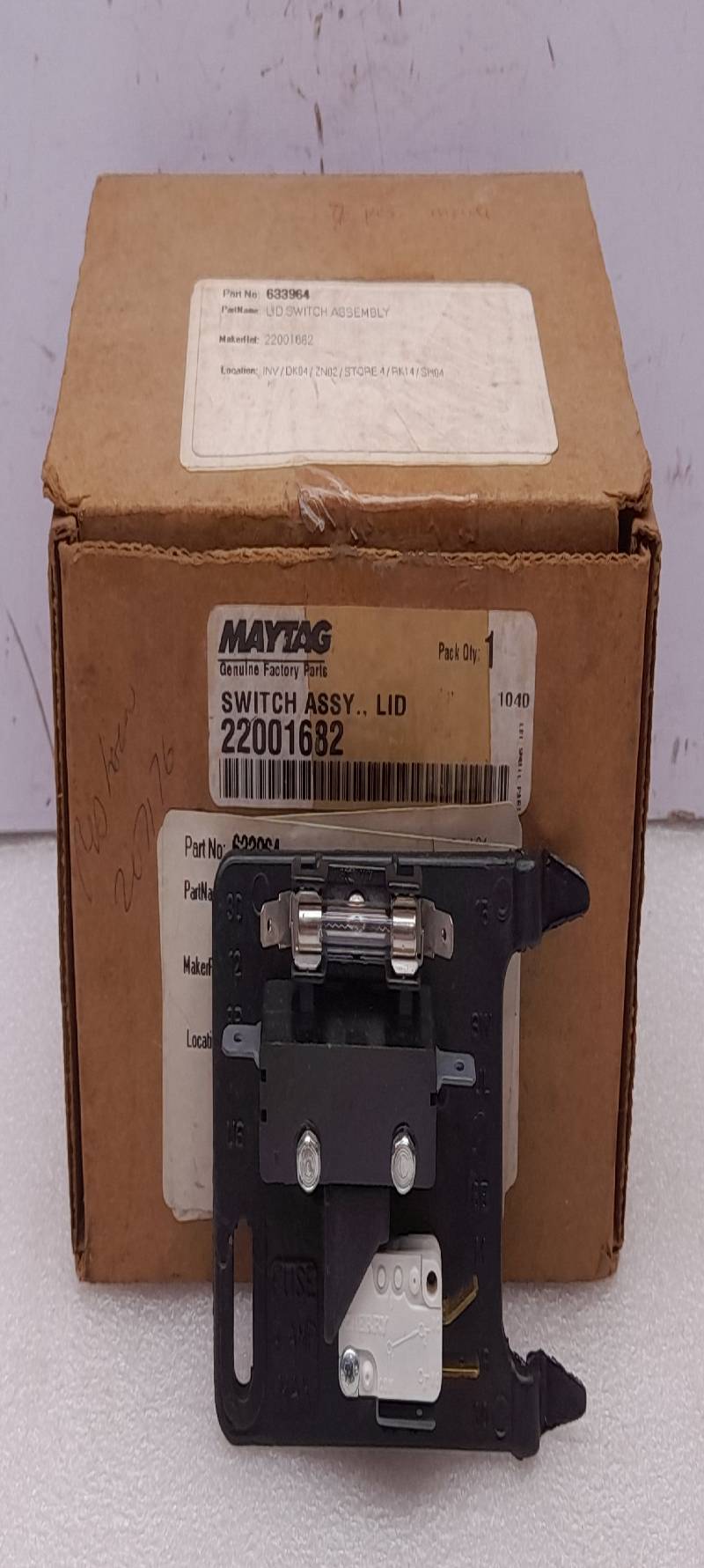 Maytag 22001682 Lid Switch Assembly 5PCS LOT SALE