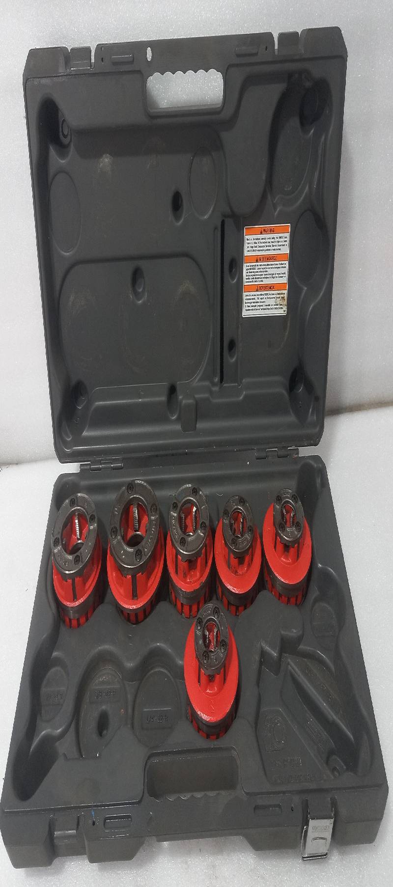 RIDGID RATCHET PIPE THREADER SET INCOMPLETE SET