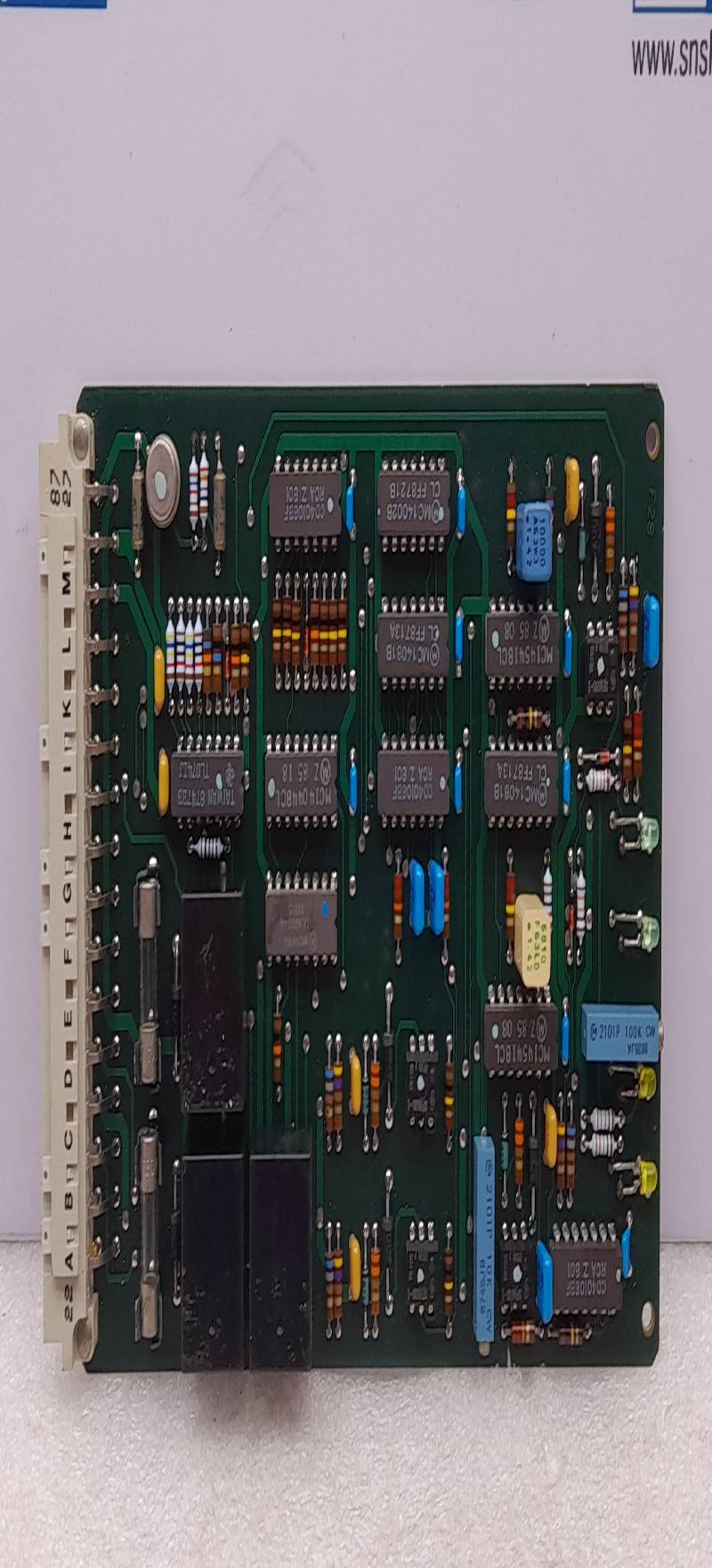 SULZER 112.017.126.200 002B CRASH AND SIGNAL FREEZE CIRCUIT BOARD FSA C23
