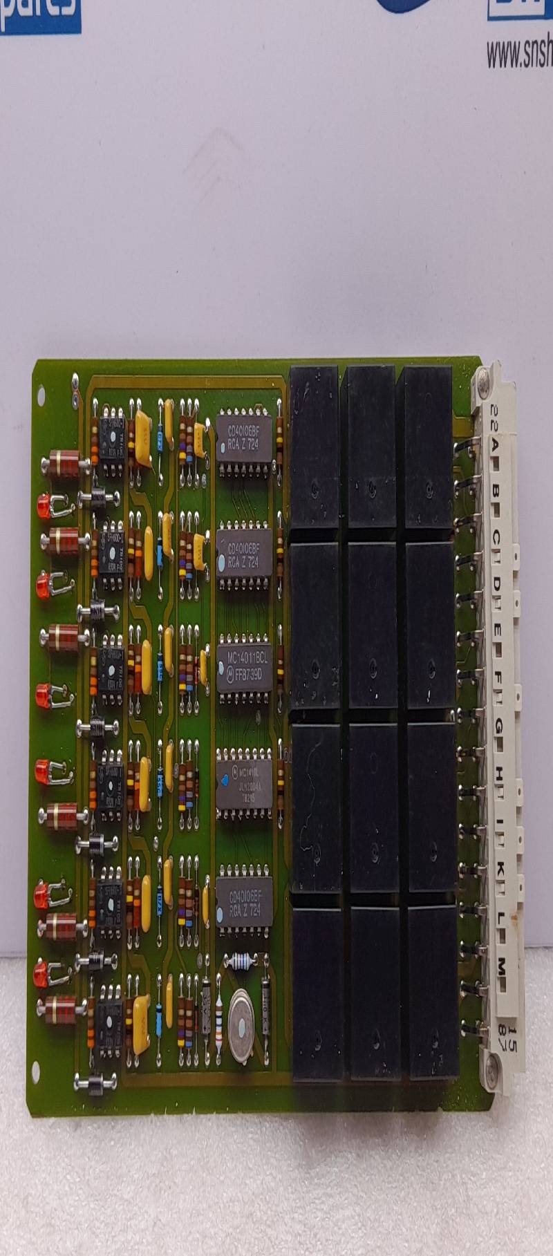 SULZER 112.017.111.200 001A ALARM RELAY CIRCUIT BOARD FSA C21