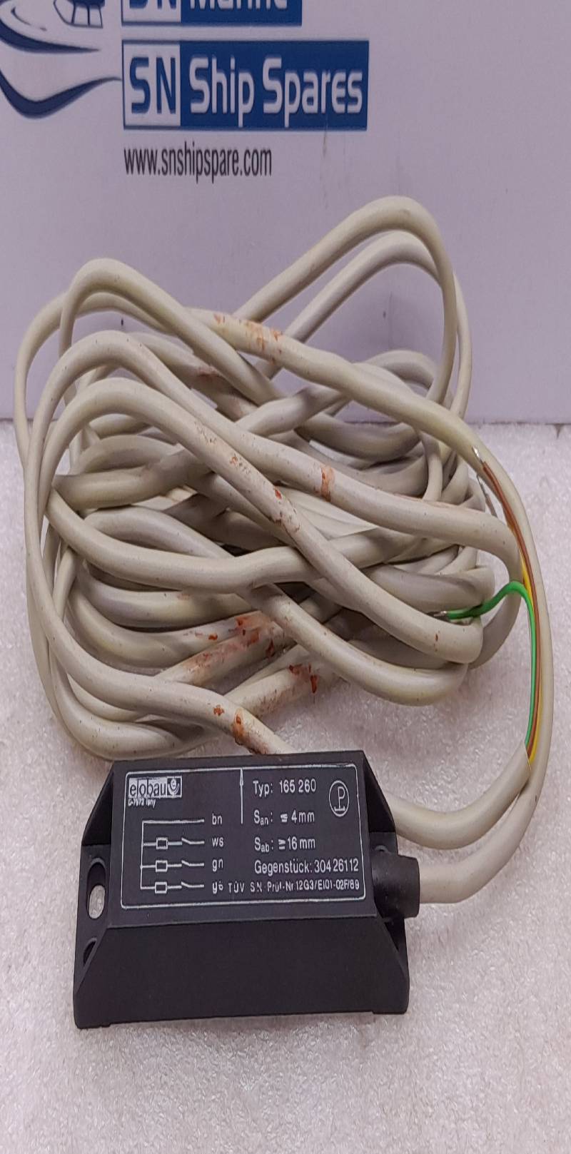 ELOBAU 165 260 Magnetic Sensor San: ≤ 4mm Sab: ≥ 16mm 304 26112
