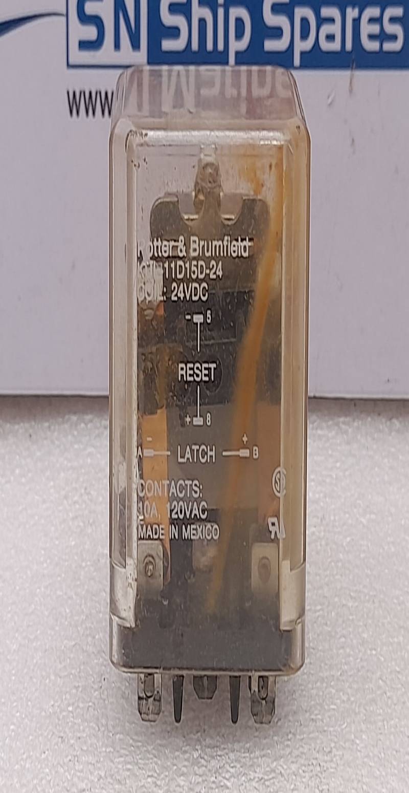 Potter & Brumfield KUL-11D15D-24 Power Relay Coil: 24VDC 10A 120VAC