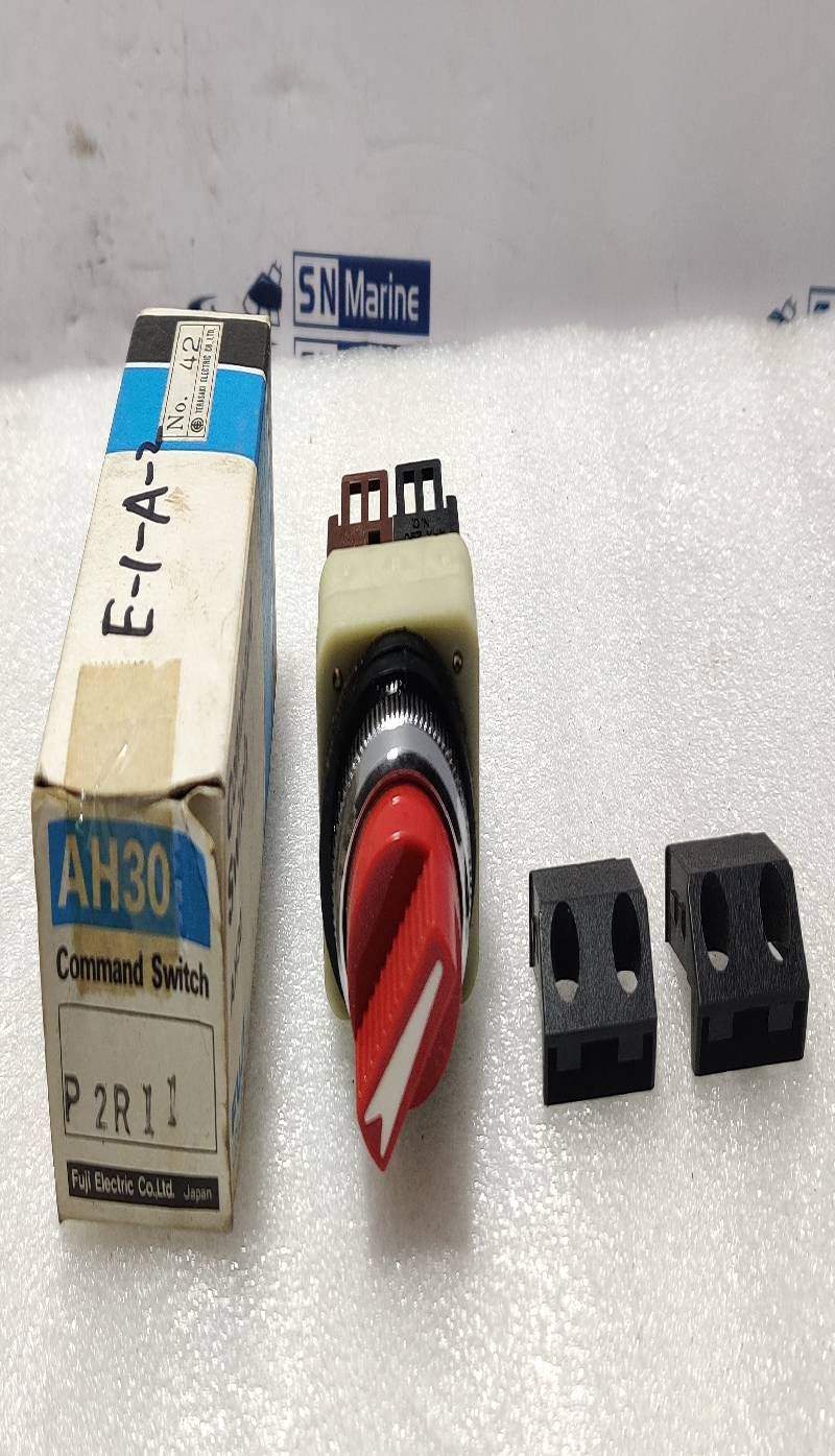 Fuji Electric AH30-P2 Command Selector Switch 250V6A H.D. 600VAC Max AH30-P2R11