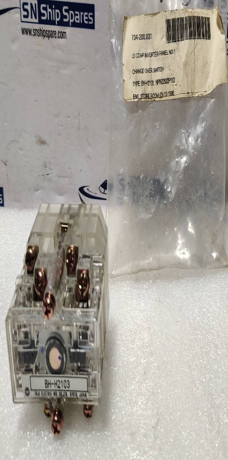Fuji Electric BH-H2103 Change Over Switch NPN22522P112