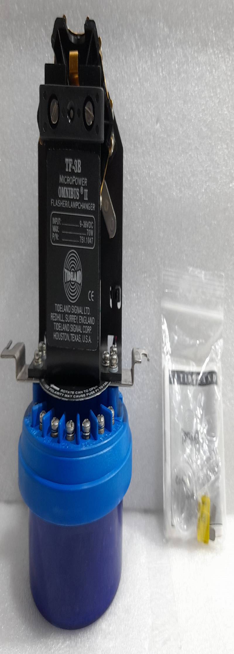  TIDELAND SIGNAL TF3B MICROPOWER OMNIBUS II FLASHER LAMPCHANGER PN 751.1047