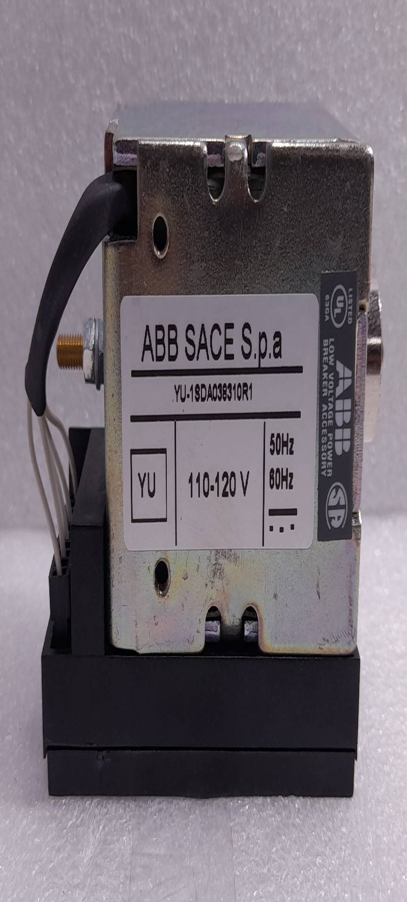 ABB SACE YO-1SDA038290R1 Low Voltage Power Breaker Assembly 110-120V 50/60Hz YC-1SDA038300R1