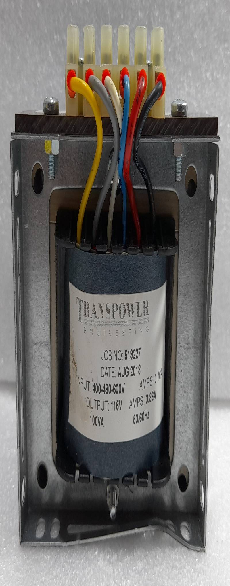 TRANSPOWER ENGINEERING Power Transformer Input: 400-480-600V AMPS 0.16A 519227