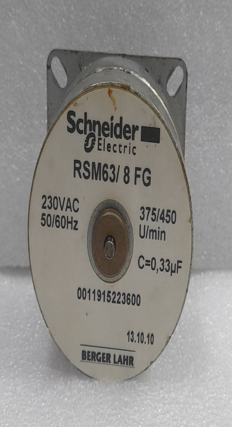 Schneider Electric RSM63/8 FG Steeper Motor 230VAC 50/60Hz 375U/450Min