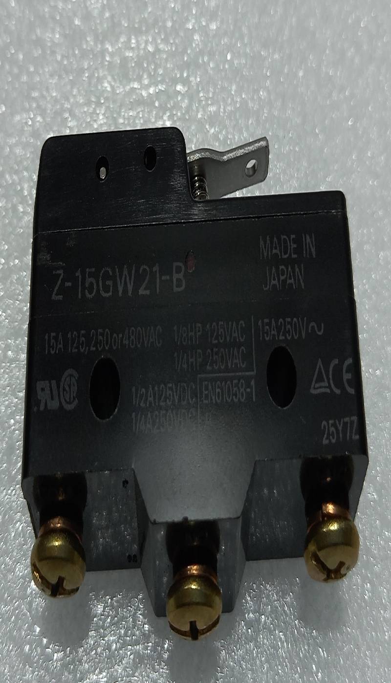 Omron Z-15GW21-B Micro Switch 15A 125,250 or 480VAC