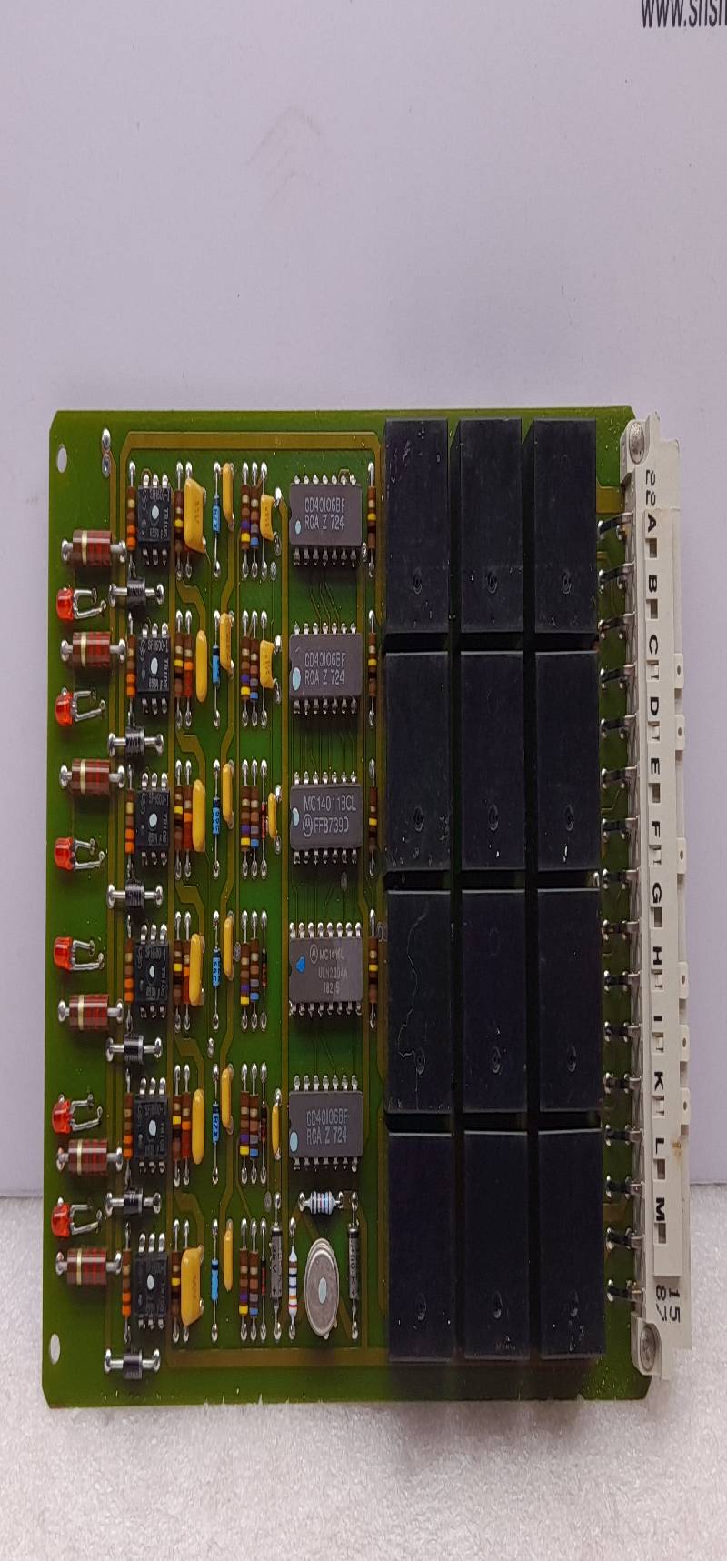 SULZER 112.017.111.200 001A ALARM RELAY CIRCUIT BOARD FSA C21