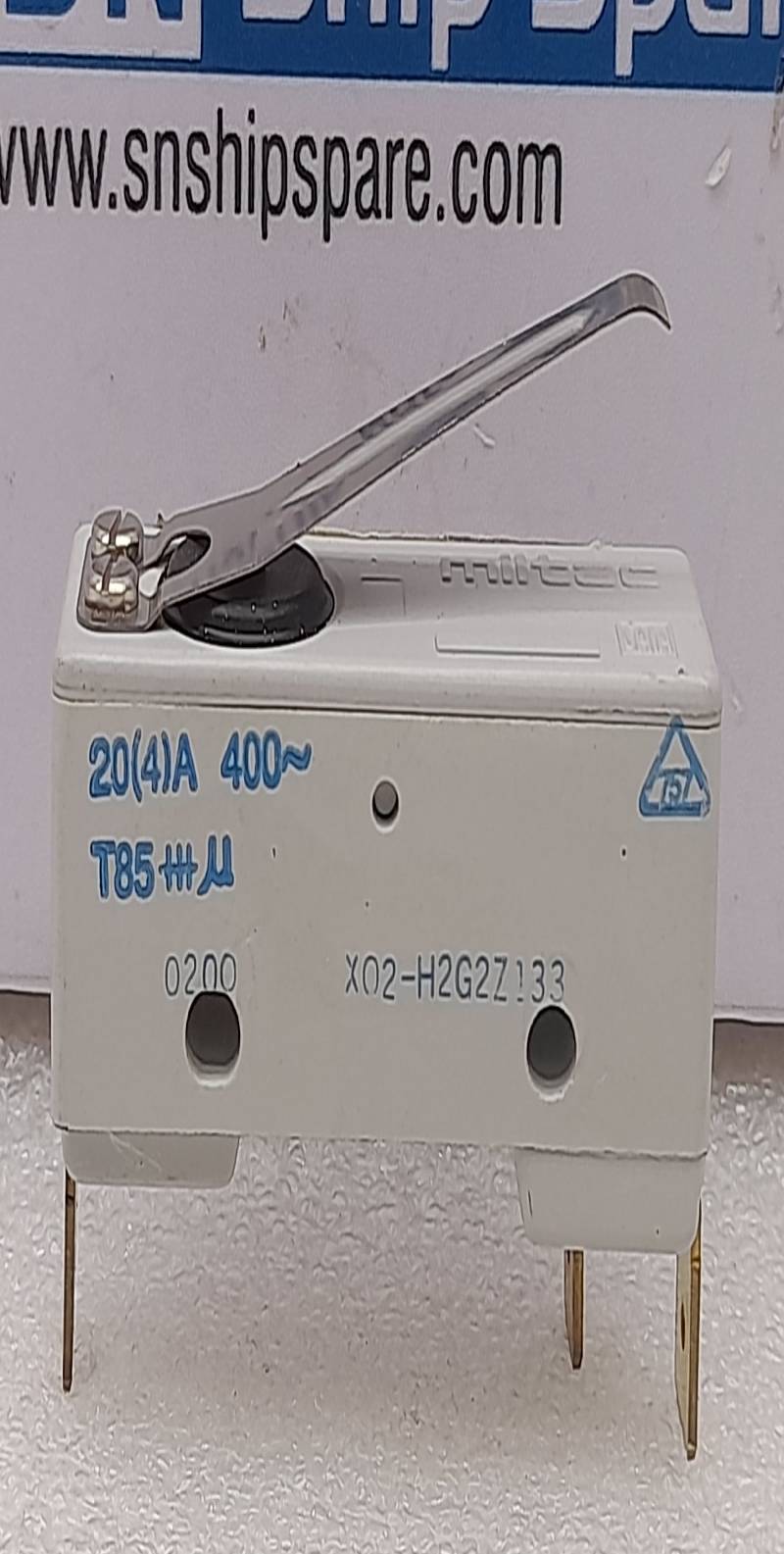 SAIA MILTAC X02-H2G2Z133 MICROSWITCH 20(4)A 400VAC FENCWICK 000.973.30.07