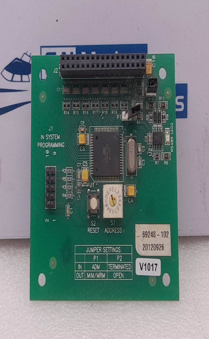 69248-102 PRINTED CIRCUIT BOARD 20120926