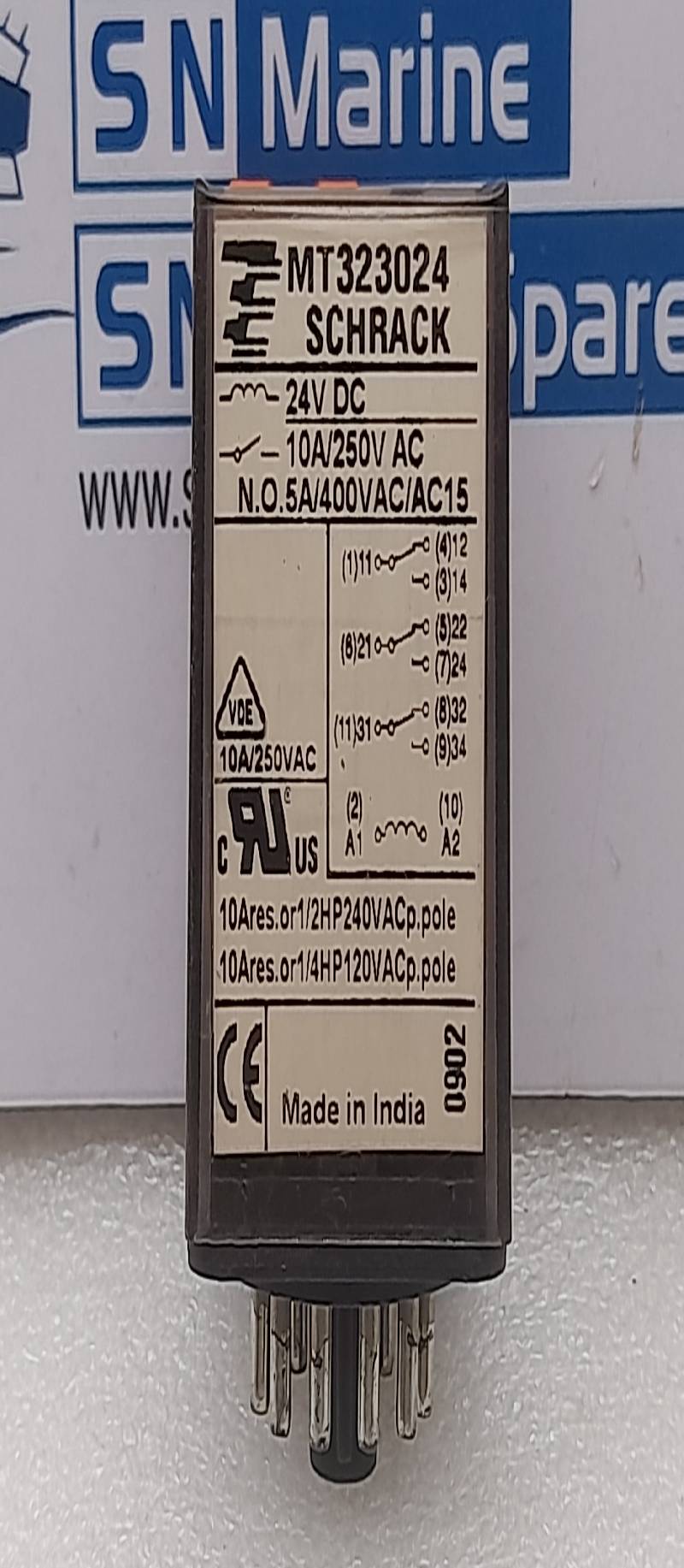 SCHRACK MULTIMODE MT323024 Relay 24VDC 10A/250V AC
