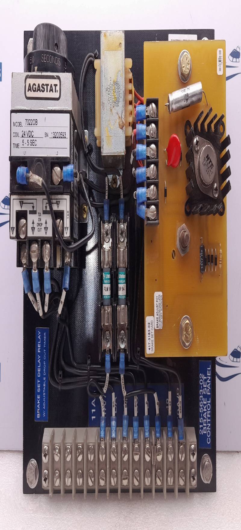 215-5633-02 Brake Set Control Panel Cameron Letourneau 2155633,03 Letourneau