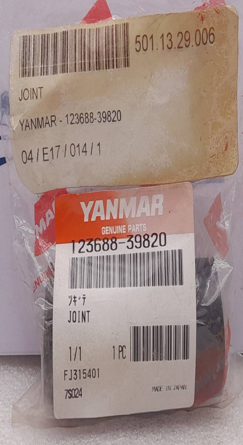 Yanmar 123688-39820 Joint 2PCs In Lot 