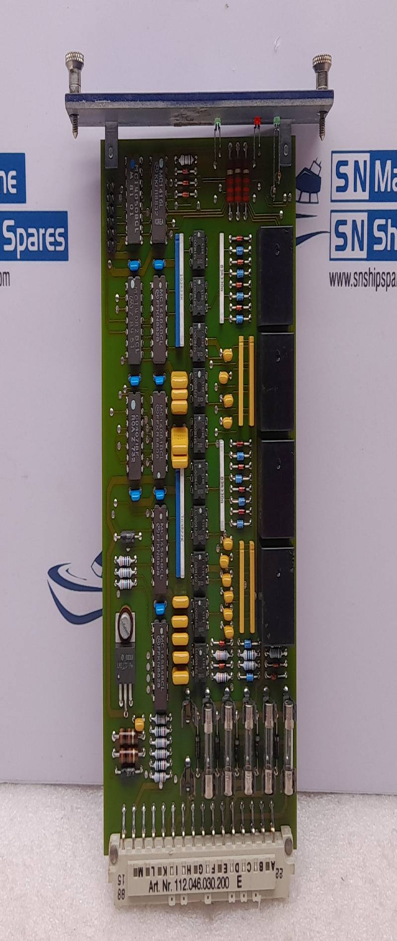 SULZER 112.017.228.200 ENGINE CONTROL POSITION ECP CIRCUIT BOARD