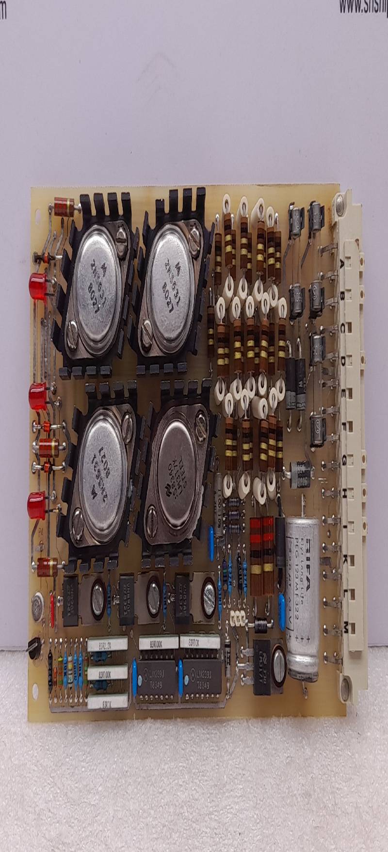 SULZER 112.017.191.201 DIMMER PRINTED CIRCUIT BOARD