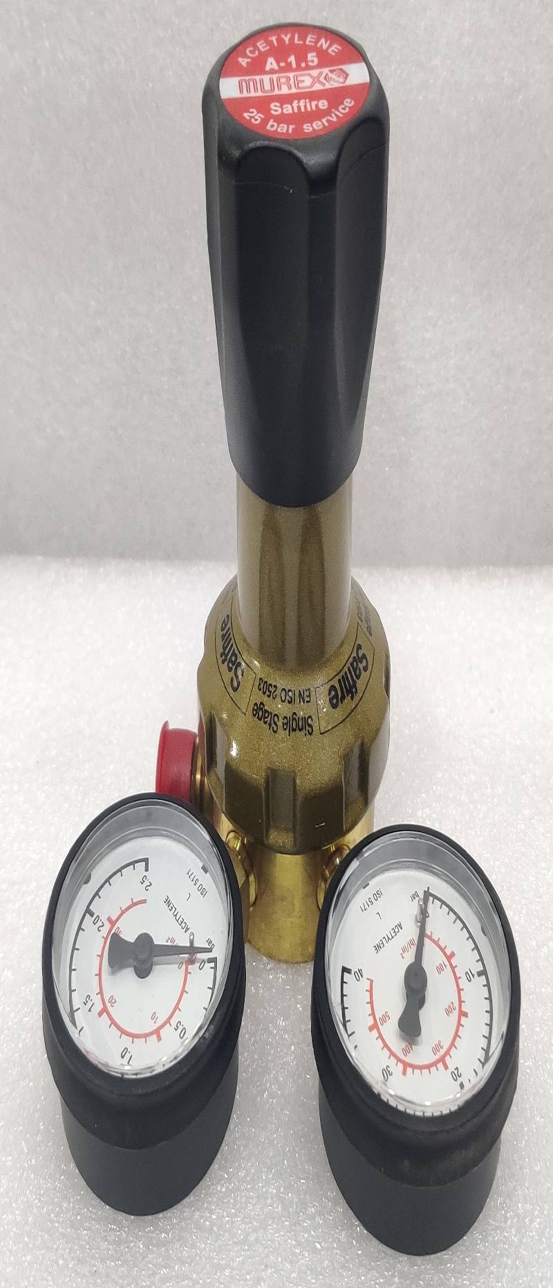 Murex bsfety gauge saffire 25 Bar service acetylene single stage