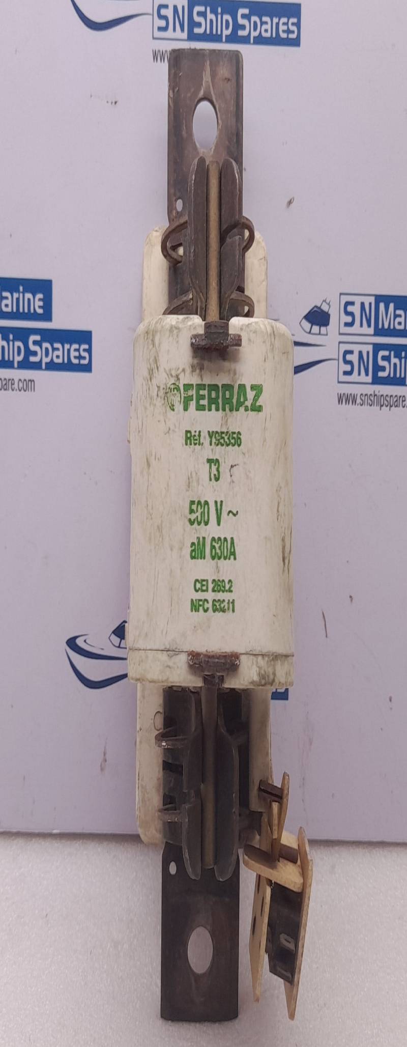 Ferraz Shawmut Y95356 Fuse T3 500V~ aM 630A NFC 63211