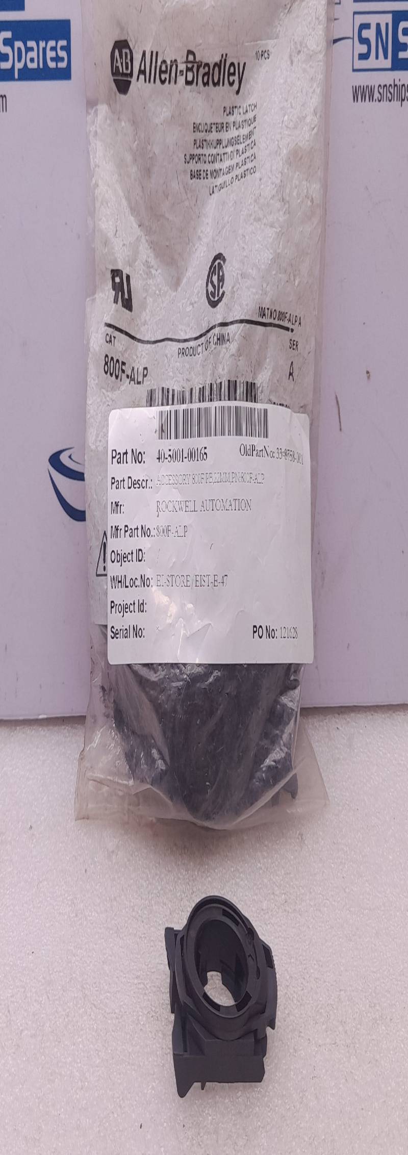 Allen Bradley 800F-ALP Plastic Latch Ser A 9PCs In Lot