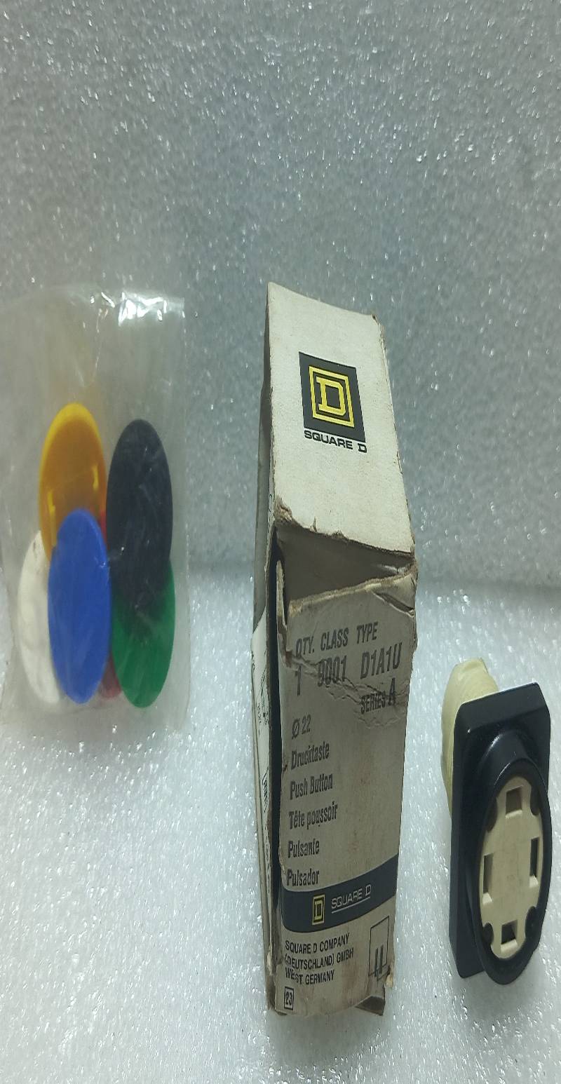 Square D Class 9001 Type D1A1U Push Button Series A