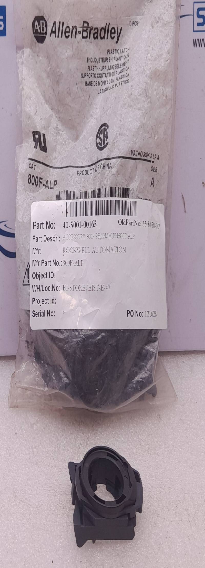 Allen Bradley 800F-ALP Plastic Latch Ser A 9PCs In Lot  Product Of China 