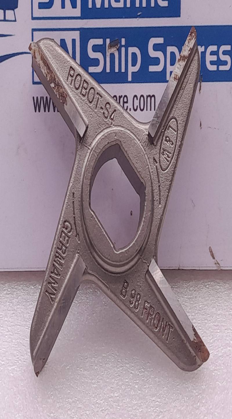 L&W Robot-S4 Cross-Blade Knife B98 Front  